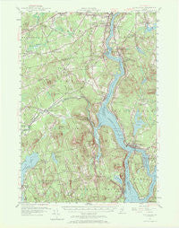 Bucksport Maine Historical topographic map, 1:62500 scale, 15 X 15 Minute, Year 1955