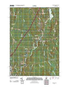 Burnham Maine Historical topographic map, 1:24000 scale, 7.5 X 7.5 Minute, Year 2011
