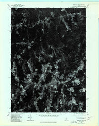 Burnham SW Maine Historical topographic map, 1:24000 scale, 7.5 X 7.5 Minute, Year 1975