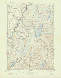 Burnham Maine Historical topographic map, 1:62500 scale, 15 X 15 Minute, Year 1926