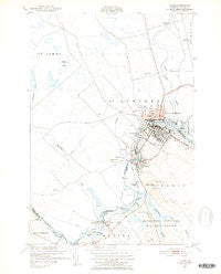 Calais Maine Historical topographic map, 1:24000 scale, 7.5 X 7.5 Minute, Year 1949