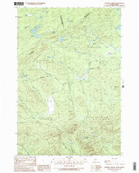 Campbell Brook Maine Historical topographic map, 1:24000 scale, 7.5 X 7.5 Minute, Year 1989