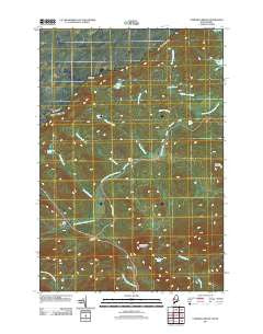 Campbell Brook Maine Historical topographic map, 1:24000 scale, 7.5 X 7.5 Minute, Year 2011