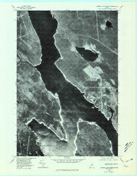 Caribou Lake North Maine Historical topographic map, 1:24000 scale, 7.5 X 7.5 Minute, Year 1978