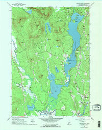 Center Lovell Maine Historical topographic map, 1:24000 scale, 7.5 X 7.5 Minute, Year 1963