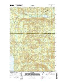 Clayton Lake Maine Current topographic map, 1:24000 scale, 7.5 X 7.5 Minute, Year 2014