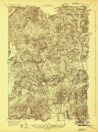 Cupsuptic Maine Historical topographic map, 1:48000 scale, 15 X 15 Minute, Year 1931
