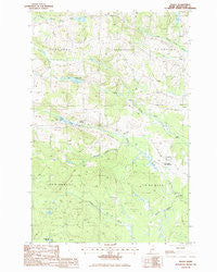 Daigle Maine Historical topographic map, 1:24000 scale, 7.5 X 7.5 Minute, Year 1986