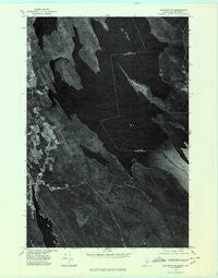 Danforth NE Maine Historical topographic map, 1:24000 scale, 7.5 X 7.5 Minute, Year 1975