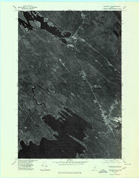 Danforth SE Maine Historical topographic map, 1:24000 scale, 7.5 X 7.5 Minute, Year 1975
