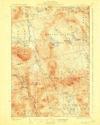 Dead River Maine Historical topographic map, 1:62500 scale, 15 X 15 Minute, Year 1928