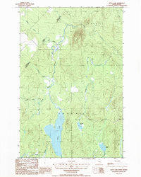 Depot Lake Maine Historical topographic map, 1:24000 scale, 7.5 X 7.5 Minute, Year 1986
