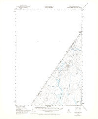 Depot Lake Maine Historical topographic map, 1:62500 scale, 15 X 15 Minute, Year 1955
