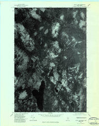 Depot Lake Maine Historical topographic map, 1:24000 scale, 7.5 X 7.5 Minute, Year 1976