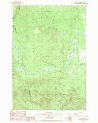 Dill Hill Maine Historical topographic map, 1:24000 scale, 7.5 X 7.5 Minute, Year 1988