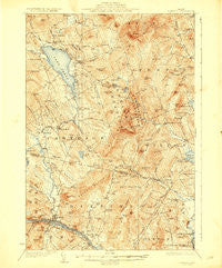 Dixfield Maine Historical topographic map, 1:62500 scale, 15 X 15 Minute, Year 1929