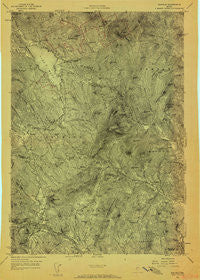 Dixfield Maine Historical topographic map, 1:48000 scale, 15 X 15 Minute, Year 1956