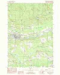 Dover-Foxcroft Maine Historical topographic map, 1:24000 scale, 7.5 X 7.5 Minute, Year 1983