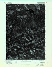 Dover-Foxcroft SW Maine Historical topographic map, 1:24000 scale, 7.5 X 7.5 Minute, Year 1975