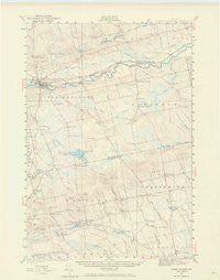 Dover-Foxcroft Maine Historical topographic map, 1:62500 scale, 15 X 15 Minute, Year 1932