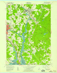 Dover East New Hampshire Historical topographic map, 1:24000 scale, 7.5 X 7.5 Minute, Year 1956