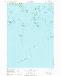 Drisko Island Maine Historical topographic map, 1:24000 scale, 7.5 X 7.5 Minute, Year 1948