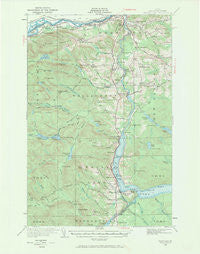 Eagle Lake Maine Historical topographic map, 1:62500 scale, 15 X 15 Minute, Year 1928