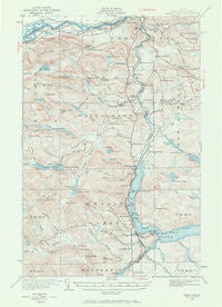 Eagle Lake Maine Historical topographic map, 1:62500 scale, 15 X 15 Minute, Year 1928