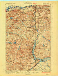 Eagle Lake Maine Historical topographic map, 1:62500 scale, 15 X 15 Minute, Year 1931