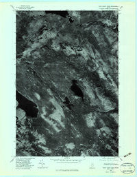 East Carry Pond Maine Historical topographic map, 1:24000 scale, 7.5 X 7.5 Minute, Year 1979