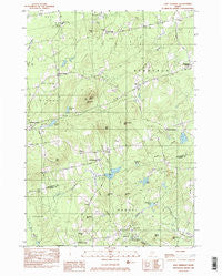 East Dixmont Maine Historical topographic map, 1:24000 scale, 7.5 X 7.5 Minute, Year 1982