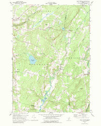 East Pittston Maine Historical topographic map, 1:24000 scale, 7.5 X 7.5 Minute, Year 1970