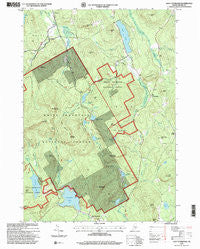 East Stoneham Maine Historical topographic map, 1:24000 scale, 7.5 X 7.5 Minute, Year 1995