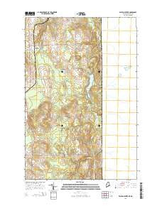 Easton Center Maine Current topographic map, 1:24000 scale, 7.5 X 7.5 Minute, Year 2014