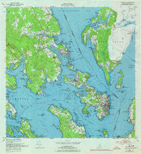 Eastport Maine Historical topographic map, 1:24000 scale, 7.5 X 7.5 Minute, Year 1949