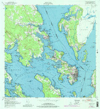 Eastport Maine Historical topographic map, 1:24000 scale, 7.5 X 7.5 Minute, Year 1949