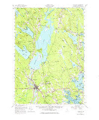Ellsworth Maine Historical topographic map, 1:62500 scale, 15 X 15 Minute, Year 1957