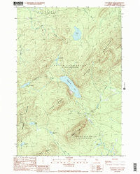Enchanted Pond Maine Historical topographic map, 1:24000 scale, 7.5 X 7.5 Minute, Year 1989