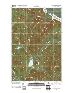 Falls Brook Lake Maine Historical topographic map, 1:24000 scale, 7.5 X 7.5 Minute, Year 2011