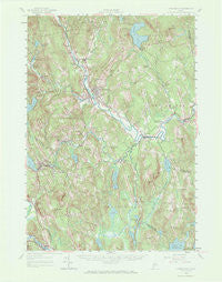 Farmington Maine Historical topographic map, 1:62500 scale, 15 X 15 Minute, Year 1956