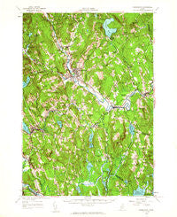 Farmington Maine Historical topographic map, 1:62500 scale, 15 X 15 Minute, Year 1956