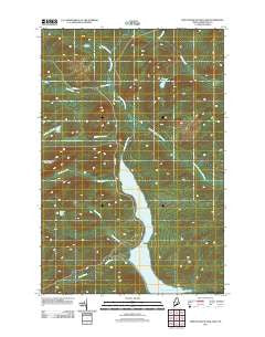 First Musquacook Lake Maine Historical topographic map, 1:24000 scale, 7.5 X 7.5 Minute, Year 2011