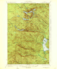 Fish River Lake Maine Historical topographic map, 1:62500 scale, 15 X 15 Minute, Year 1935