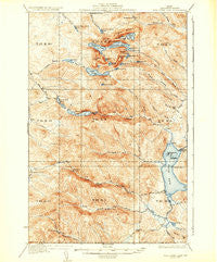 Fish River Lake Maine Historical topographic map, 1:62500 scale, 15 X 15 Minute, Year 1935