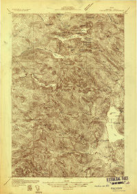 Fish River Lake Maine Historical topographic map, 1:48000 scale, 15 X 15 Minute, Year 1931