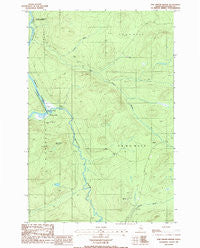 Five Finger Brook Maine Historical topographic map, 1:24000 scale, 7.5 X 7.5 Minute, Year 1986