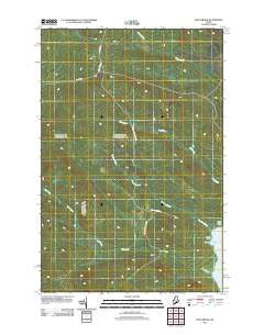 Fool Brook Maine Historical topographic map, 1:24000 scale, 7.5 X 7.5 Minute, Year 2011