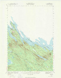 Forest Maine Historical topographic map, 1:62500 scale, 15 X 15 Minute, Year 1940