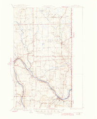 Fort Fairfield Maine Historical topographic map, 1:62500 scale, 15 X 15 Minute, Year 1933