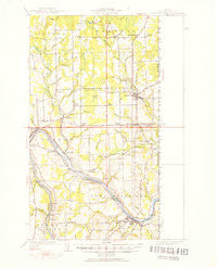 Fort Fairfield Maine Historical topographic map, 1:62500 scale, 15 X 15 Minute, Year 1951
